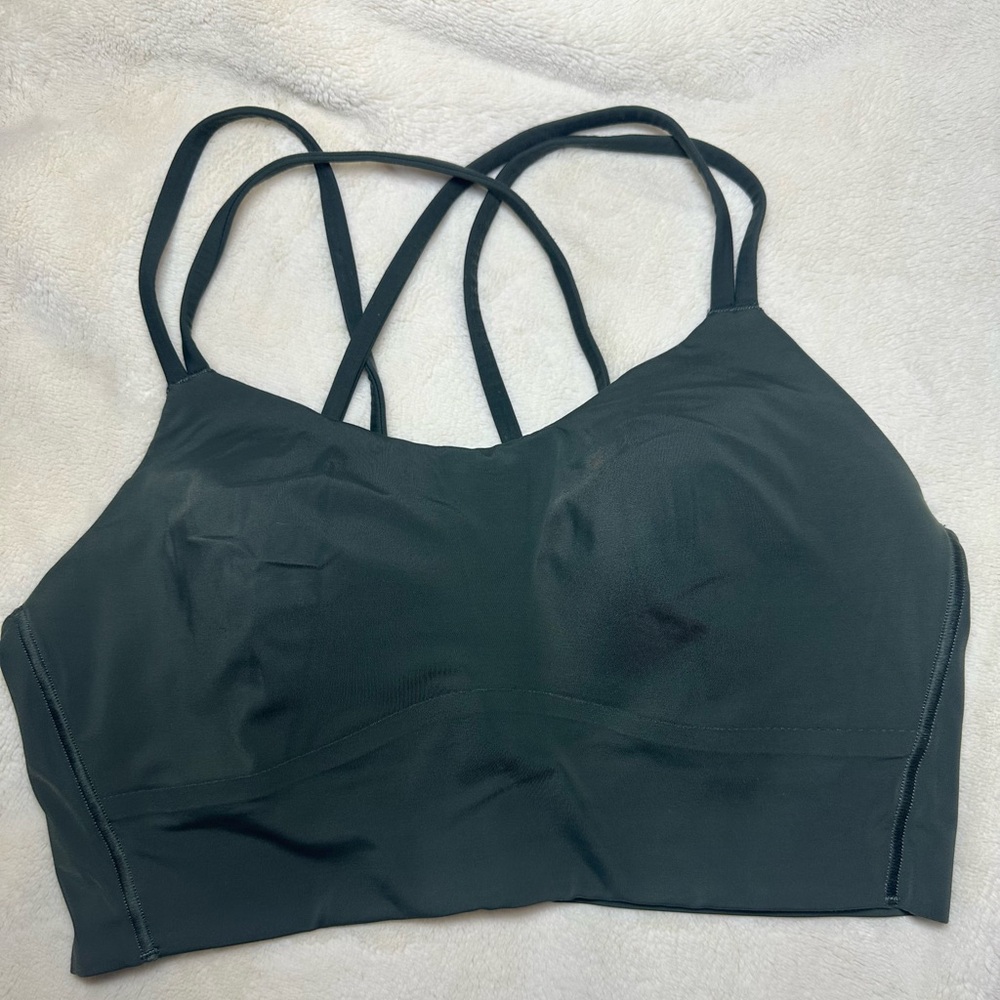 Lululemon Like a Cloud Longline Smoked Spruce Bra